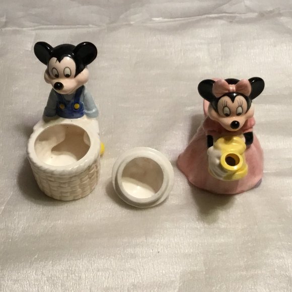 Vintage Walt Disney Mickey Mouse & Minnie figural sugar & creamer set - Picture 10 of 10